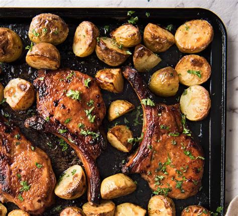 Oven Baked Pork Chops With Potatoes Recipetin Eats
