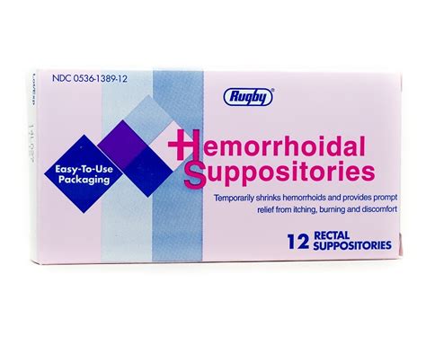 Hemorrhoid Suppositories 12box 1125525bx