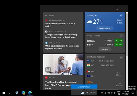 Hands On With Windows 10s Brand New Taskbar Feature Update