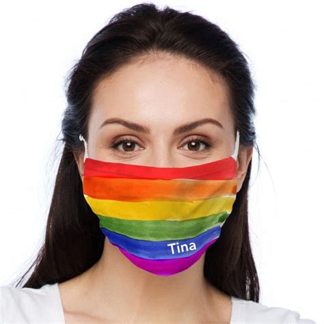 Rainbow Pride Face Mask Personalized Face Masks For Everyone