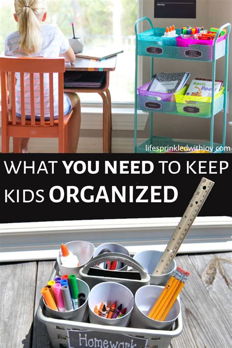 The Ultimate Must Haves To Keep Your Kids Organized Life Sprinkled