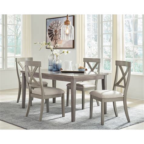 Signature Design By Ashley Parellen Casual 5 Piece Table And Chair Set