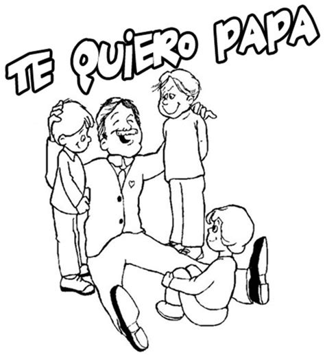 60 Imágenes Del Día Del Padre Dibujos Para Colorear Descargar