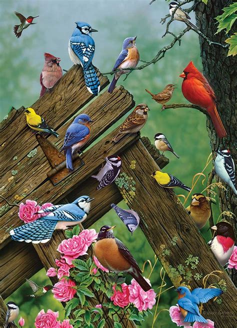 Birds Of The Forest Jigsaw Puzzle