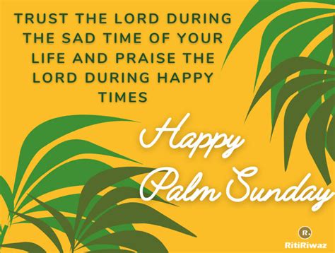 Palm Sunday Wishes Palm Sunday They Took Palm Branches And Went Out