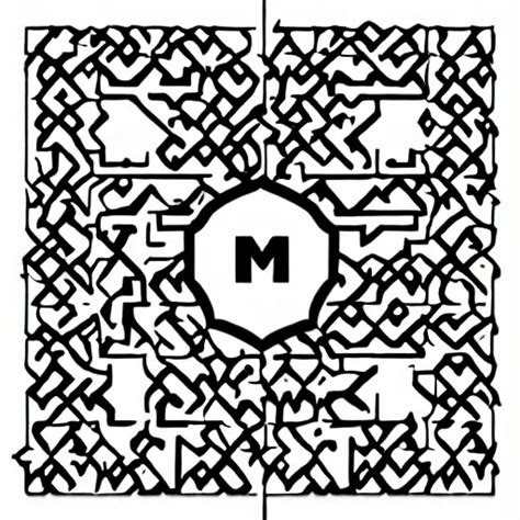 Figure Ground Ambigram Tessellation Displaying The Stable Diffusion
