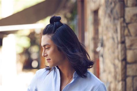 Asian men are known for their straight hair and ability to rock just about any hairstyle, whether it's a fade, undercut, slick back, comb over, top knot, man bun, side part, crew cut or angular fringe. Asian Man Bun Half-Bun: How to Create the Look for ...