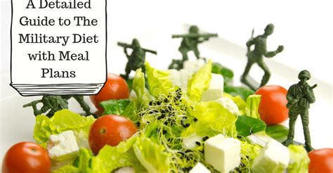 The Military Diet A Detailed Guide And Meal Plans Natural Food Series