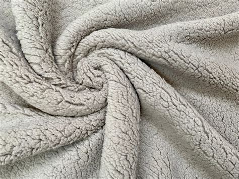 Sherpa Fleece Fabric Super Soft Stretch Material Home Decor Upholstery