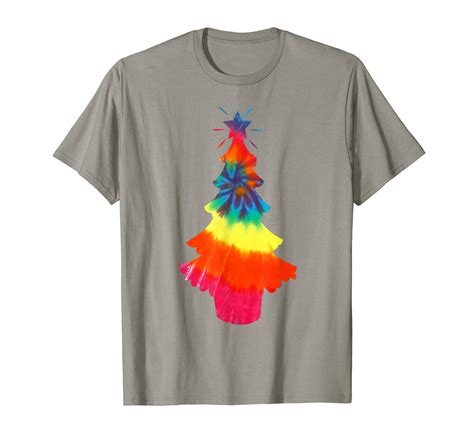 Tie Dye Christmas Tree Shirt Colorful Tye Dye T Shirt Anz Anztshirt