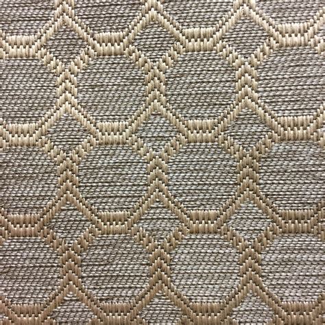 Taupe Geo Dax Geometric Taupe Upholstery Fabric By The Etsy