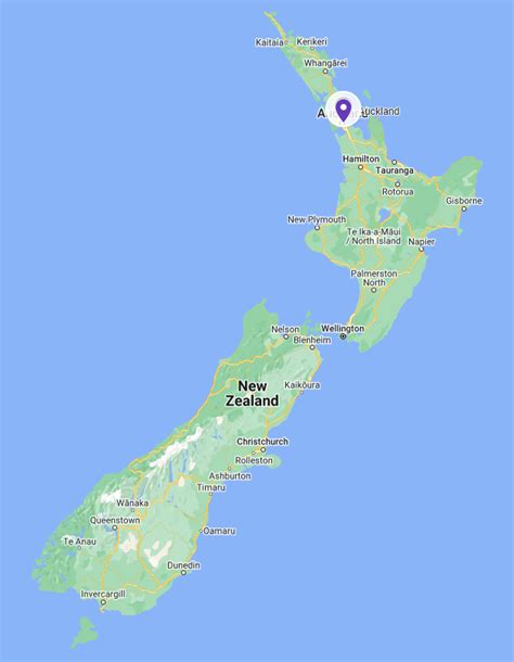 Auckland On Nz Map Rentaclassic Car Hire