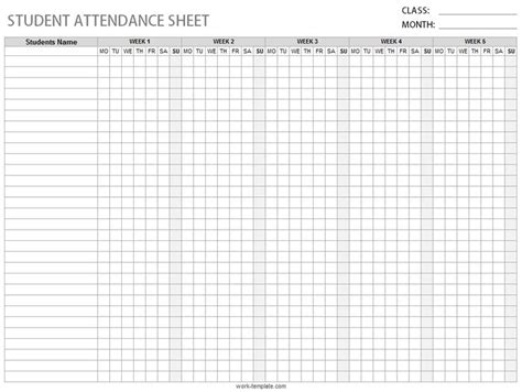 Make Student Attendance Easier With An Online Register Free Sample