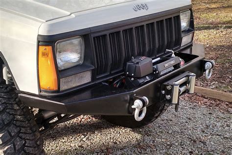 Diy Front Winch Bumper For 1984 2001 Jeep Cherokee Xj Bare Metal