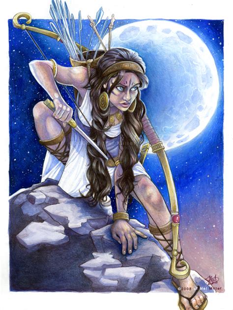Hunter Of Artemis Apollo And Artemis Moon Artwork Sale Artwork
