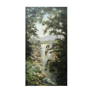 Waterfall Painting By Tigran Ghulyan Fine Art America