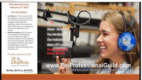 Help us educate the pet owning community on why shock is not a good tool for training. Pet Professional Guild World Services Sunday 5th February ...
