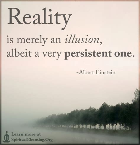 Reality Is Merely An Illusion Albeit A Very Persistent One