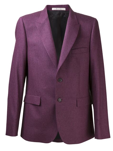 Lyst Paul Smith Formal Suit Jacket In Purple For Men