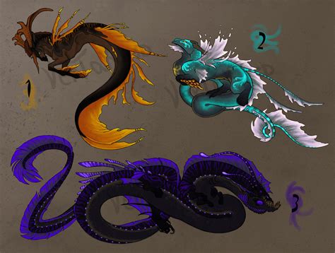 Aquatic Adopts Closed By Vertaki On Deviantart