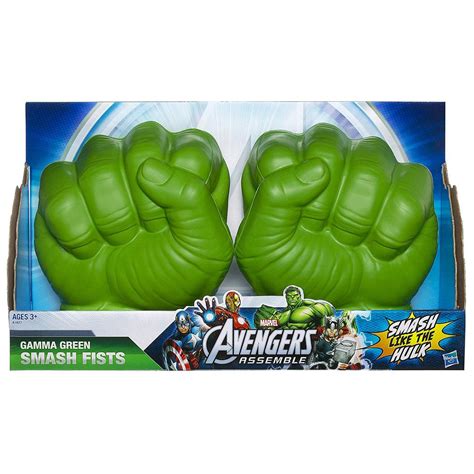 Marvel Avengers Assemble Hulk Gamma Green Smash Fists Toys