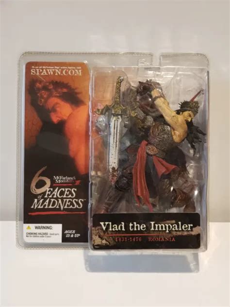 Mcfarlane Toys Vlad The Impaler Monsters 7” Action Figure 6 Faces Of