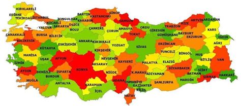 türkiye siyasi haritası Coğrafya Bilim Harita Türkiye Fizik