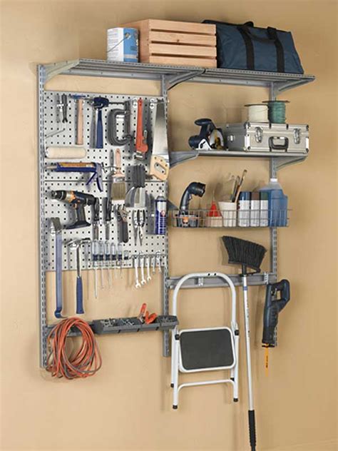Garage Wall Storage System And Tool Organizer In Garage Storage Racks