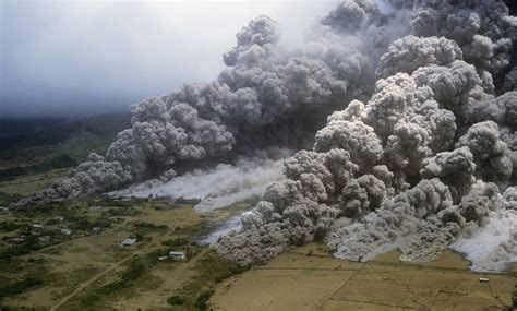 The Lahar The Flow Of Mud And Debris The Pyroclastic Flo