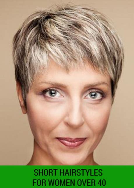 For this style, the hair is very short around the sides and long on the top. 2016 short hairstyles for women over 40