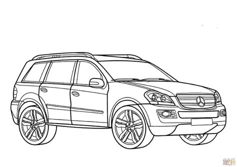 Mercedes Coloring Pages