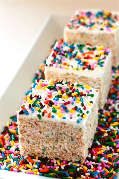 Easy Birthday Rice Krispies Treats Recipe Simple And Seasonal