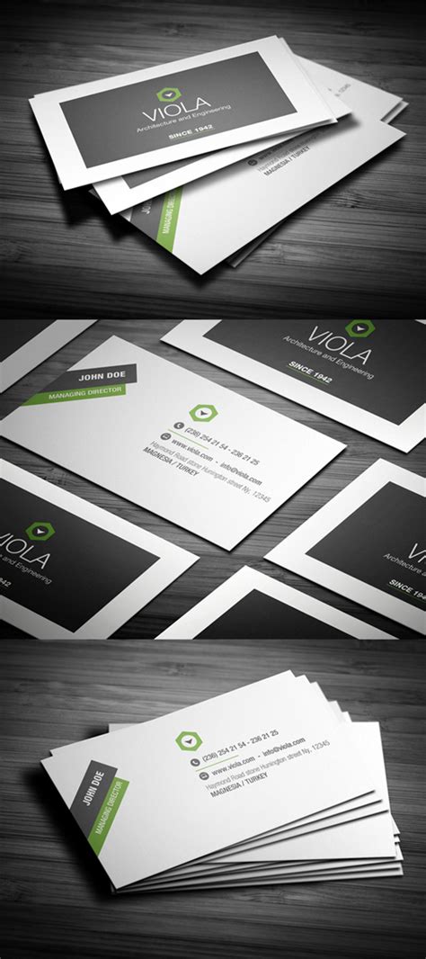 26 Designers Business Card Psd Templates Graphic Design Junction