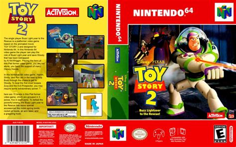 Toy Story 2 Buzz Lightyear To The Rescue Nintendo 64 Videogamex