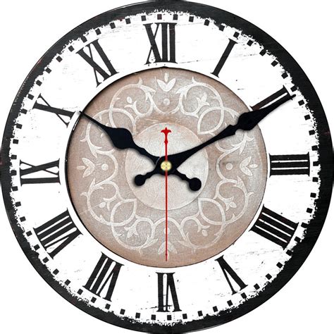 Reloj De Pared Decorativo Con Números Romanos Diseño Antiguo ⋆ Decoranovum