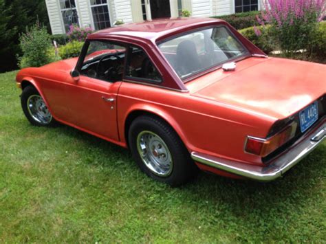 1971 Triumph Tr 6 With Factory Hardtop Classic Triumph Tr 6 1971 For Sale