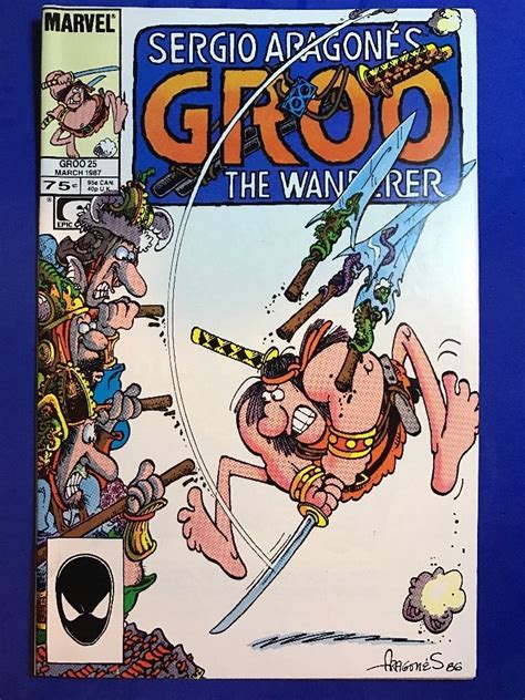 1987 Marvel Groo The Wanderer Series 25 Comics Book Epic Jan Sergio