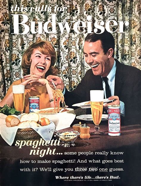 Goshyesvintageads Anheuser Busch 1962 Spaghetti Night How To Make