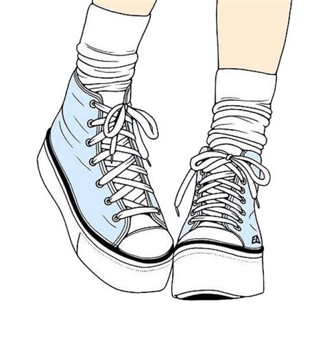 Anime Shoes Drawing Free Download On Clipartmag