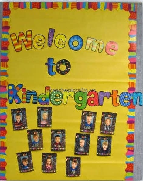 Welcome To Kindergarten Preschool Crafts
