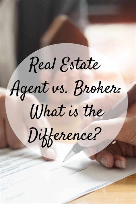Real Estate Agent Vs Broker What Is The Difference Mom And More