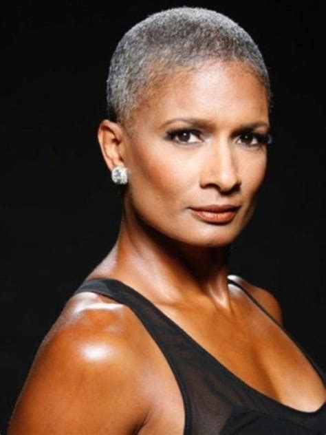 Short Hairstyles For Black Women Over 50 Short Grey Hair Natural