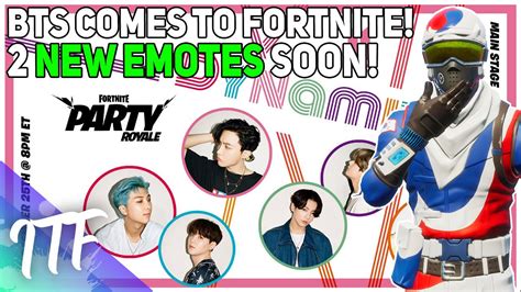 Bts Comes To Fortnite W 2 New Emotes Competitive Changes Fortnite