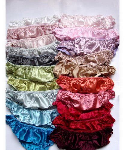 set of 4 pieces genuine 100 silk embroidery pairs women panties lingerie briefs pants random