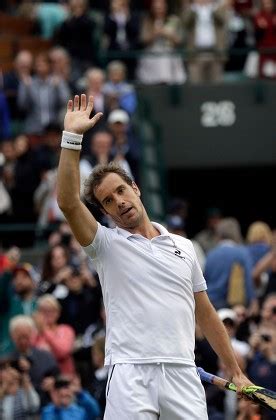 Richard Gasquet France Gestures After Defeating Editorial Stock Photo Stock Image Shutterstock