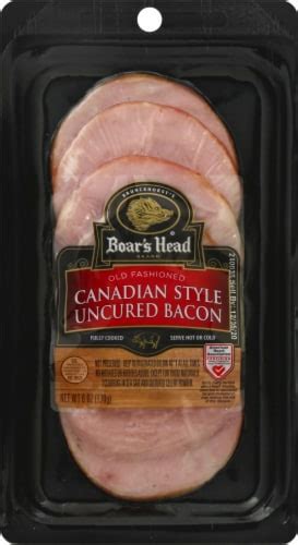 Boar S Head Canadian Style Uncured Bacon 6 Oz Frys Food Stores