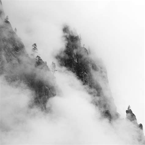 Foggy Mountain Photograph By Chengming Fine Art America