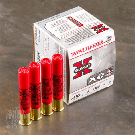 410 Gauge Ammunition For Sale Winchester 38 Oz 6 Shot 25 Rounds