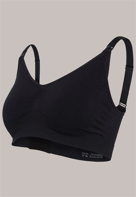 carriwell seamless nursing bra black the little ones