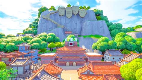 Fortnite Chapter 2 Creative Naruto Konoha Village Hidden Leaf Village Map Showcase Gameplay